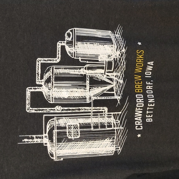 Men's t-shirt from Crawford beer works, XL - Picture 5 of 5